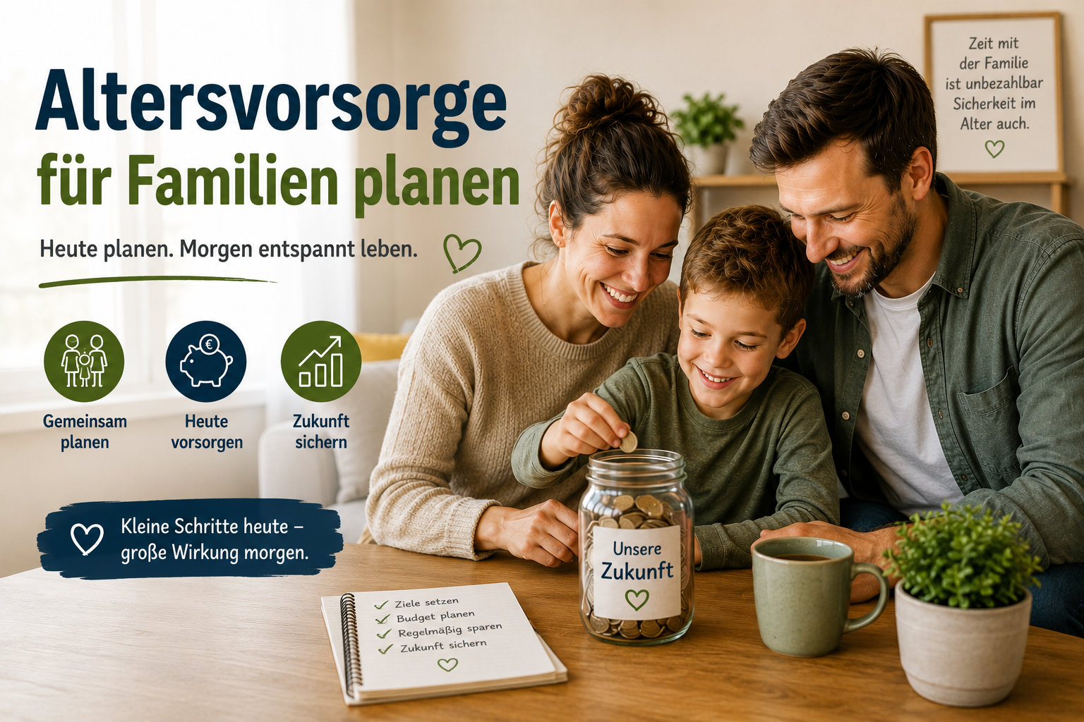 Altersvorsorge für Familien planen